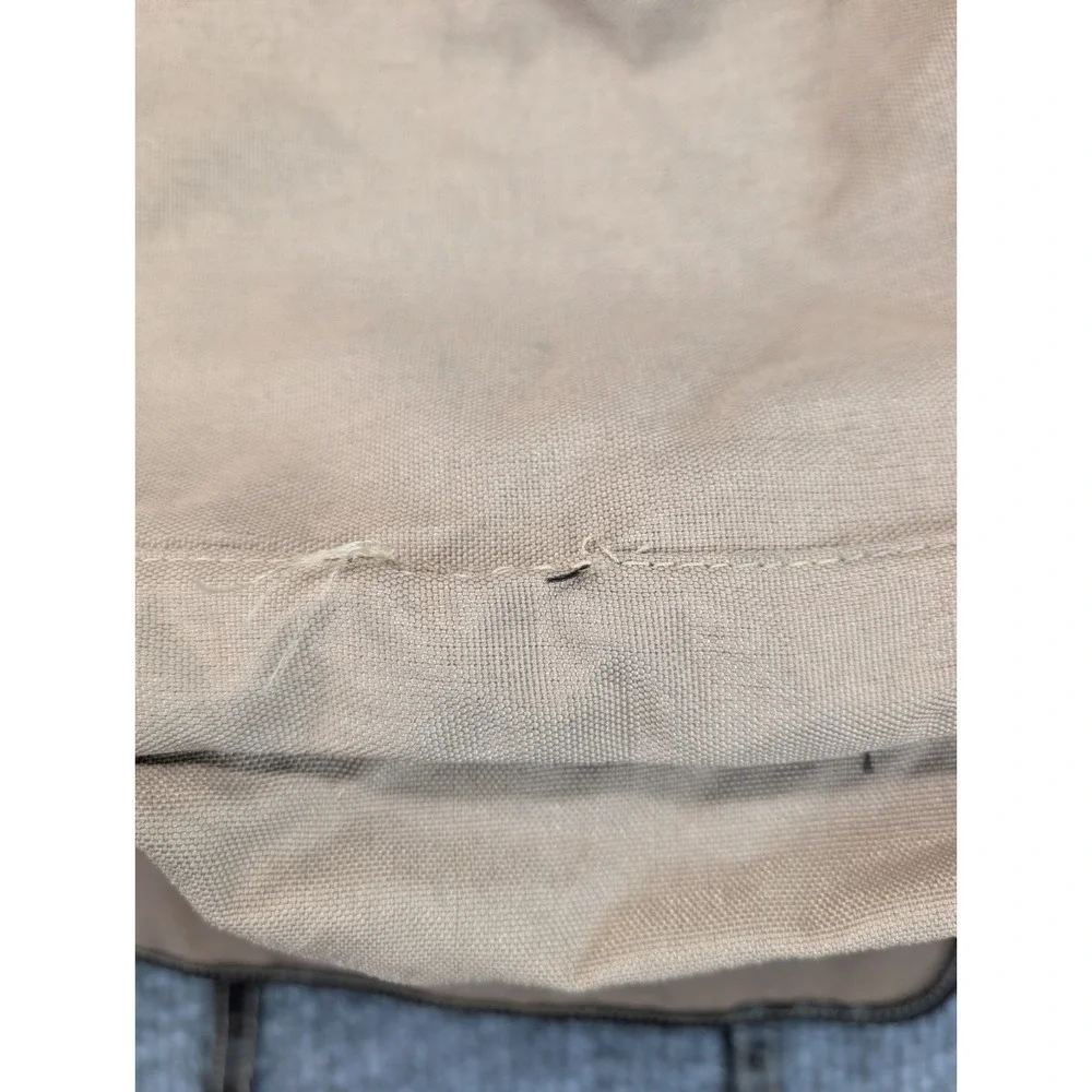 Ford Eddie Bauer Edition Beige Travel Canvas Shoulder Strap Carry Duffle Bag